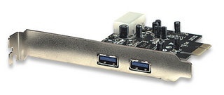 Manhattan Tarjeta PCI USB, Alámbrico, 5000 Mbit/s, con 2 Puertos USB 3.0 
