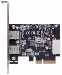 Manhattan Tarjeta PCI Express 10 Gbit/s, 2x USB 3.0 