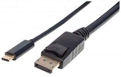 Manhattan Cable USB C Macho - DisplayPort Macho, 2 Metros, Negro 