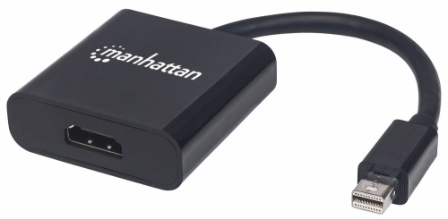 Manhattan Adaptador Mini DisplayPort 1.2 Hembra - HDMI Macho, Negro 