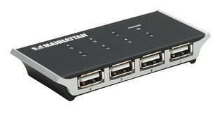 Manhattan Hub USB, 7 Puertos, 480 Mbit/s 
