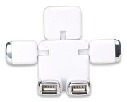 Manhattan Hi-Speed Hub en Forma de Robot, 4x USB 2.0, 480 Mbit/s 