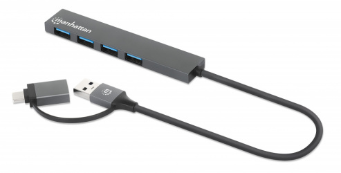 Manhattan Hub USB-A 3.1 - USB-A 3.1, 5 Gbit/s  