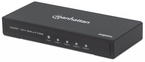 Manhattan Video Splitter HDMI, 4x HDMI, Negro 