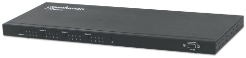 Manhattan Video Splitter HDMI 1.3, 8x HDMI, Negro 
