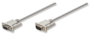 Manhattan Cable DB9 Macho - DB9 Hembra, 1.8 Metros 