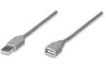 Manhattan Cable USB-A Macho - USB-A Hembra, 3 Metros  