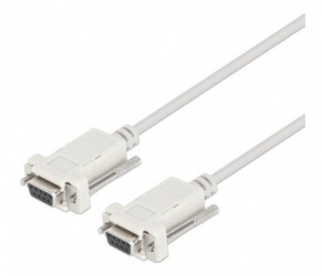 Manhattan Cable RS-232 Hembra - RS-232 Hembra, 2 Metros 