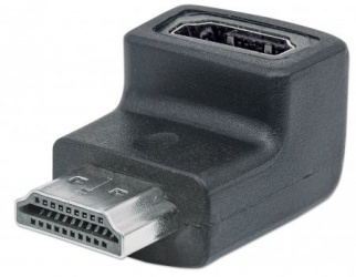 Manhattan Adaptador HDMI Macho - HDMI Hembra, Negro 