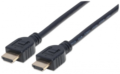Manhattan Cable HDMI Macho - HDMI Macho, 4K, 60Hz, 1 Metro, Negro 