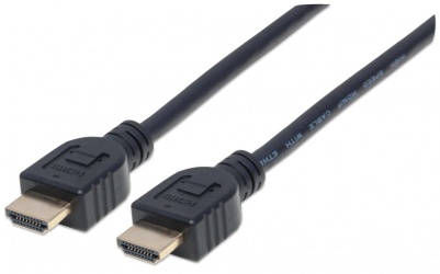 Manhattan Cable HDMI Macho - HDMI Macho, 4K, 60Hz, 3 Metros, Negro 