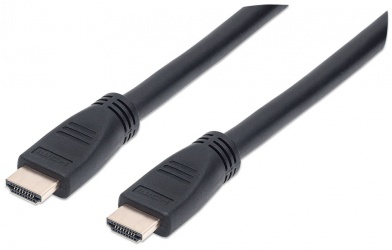 Manhattan Cable HDMI Macho - HDMI Macho, 4K, 60Hz, 10 Metros, Negro 