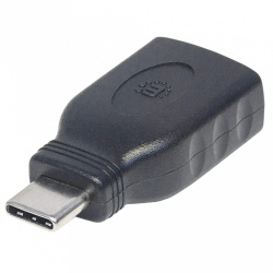 Manhattan Adaptador USB-C Macho - USB-A Hembra  