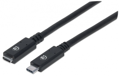 Manhattan Cable USB-C Macho - USB-C Hembra, 50cm  