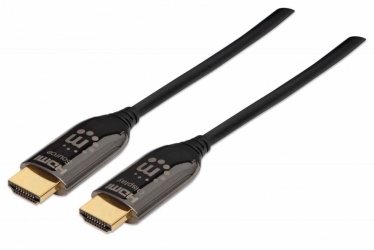 Manhattan Cable HDMI 2.0 Macho - HDMI 2.0 Macho, 4K, 60Hz, 10 Metros, Negro 