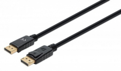 Manhattan Cable 355575 DisplayPort Macho - DisplayPort 1.4 Macho, 8K, 60Hz, 2 Metros, Negro 