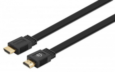 Manhattan Cable HDMI de Alta Velocidad HDMI 2.0 Macho - HDMI 2.0 Macho, 4K, 60Hz, 3 Metros, Negro 