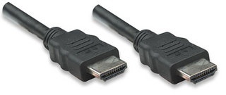 Manhattan Cable HDMI - HDMI, 1.8 Metros, Negro (391511) 
