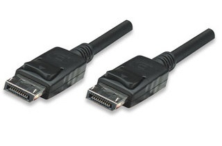 Manhattan Cable DisplayPort Macho - DisplayPort Macho, 3 Metros, Negro 