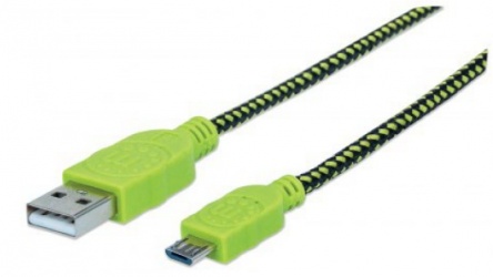 Manhattan Cable USB-A Macho - Micro-USB B Macho, 1 Metro  