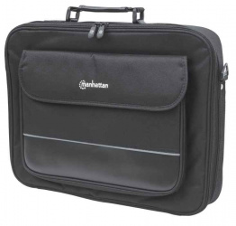 Manhattan Maletin Empire de Poliester para Laptop 17'', Negro 
