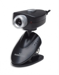 Manhattan Webcam 460668, 5MP, 640 x 480 Pixeles, USB 1.1, Negro 