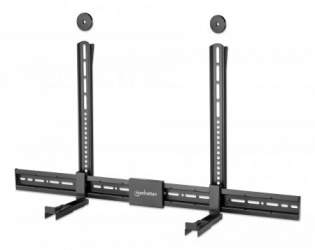 Manhattan Soporte para Barra de Sonido 461849, hasta 15Kg, Negro 