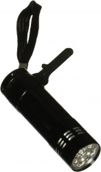 Manhattan Linterna LED de Mano 960328, 45 Lúmenes, Negro 