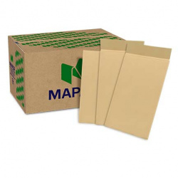 Mapasa Sobre Tipo Bolsa IM0114, 1000 Piezas, 8.8 x 16.4cm, Crema 