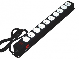 Maquilatec PDU para Rack MAQ-207, 10A, 127V, 10 Contactos 