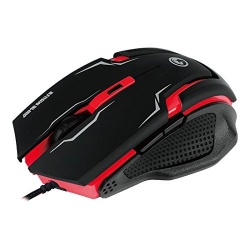 Mouse Gamer Marvo Óptico M319, Alámbrico, USB, 2400DPI, Negro/Rojo 