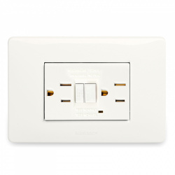 Master Tomacorriente MK21184.3, 2 Enchufes, 127V, 15A, Blanco 