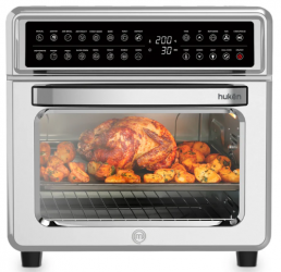 MasterChef Horno Eléctrico/Freidora MK-AFO-20SDT, 1600W, 230°C máx, Plata 