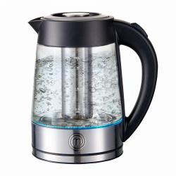 MasterChef Hervidor de Agua MK-K-2OF, 1.7 Litros, Transparente 