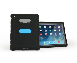Max Cases Funda de Policarbonato para iPad 2/3/4, Negro 