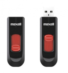 Memoria USB Maxell 345850, 32GB, USB 2.0, Negro 