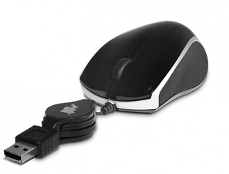 Mouse Maxell Óptico MOWR-101, Alámbrico, USB, 800DPI, Negro 