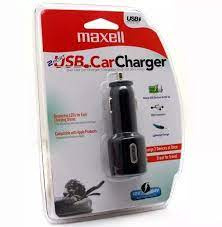 Maxell Cargador para Auto 347117, 5V, 2x USB, Negro 
