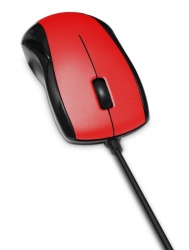 Mouse Maxell Óptico MOWR-101, Alámbrico, USB, 1000DPI, Rojo 