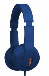 Maxell Audífonos Solid2, Alámbrico, 1.5 Metros, 3.5mm, Azul 