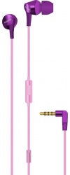 Maxell Audífonos Intrauriculares con Micrófono Fusion, Alámbrico, 3.5mm, Púrpura 