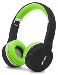 Maxell Audífonos con Mifrófono MXH-BT800, Bluetooth, Inalámbrico, 3.5mm, Negro/Verde 
