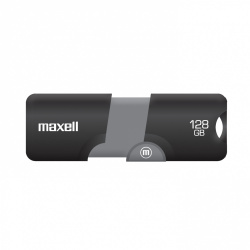 Memoria USB Maxell 347804, 128GB, USB 3.0, Negro/Gris 