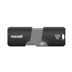 Memoria USB Maxell 347804, 128GB, USB-A 3.0, Negro/Gris 