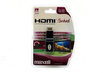 Maxell Adaptador HDMI Macho - HDMI Hembra, Negro 