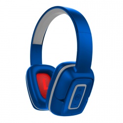 Maxell Audífonos con Micrófono BT300, Bluetooth, Inalámbrico, Azul 