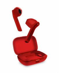 Maxell Audífonos Intrauriculares Deportivos con Micrófono DYNAMICS TWS EB-BT95, Inalámbrico, Bluetooth, USB, Rojo 