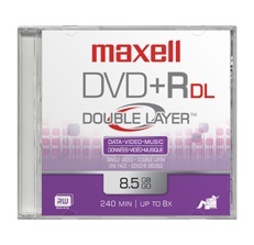Maxell Disco Virgen para DVD, DVD+R Double Layer, 8.5GB 