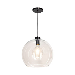 Maxxi Lámpara Colgante MX-CL7031/N/TRA , Interiores, Base E26, Transparente, para Casa 