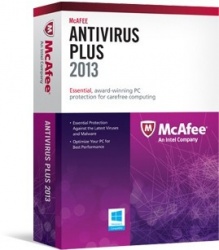 McAfee AntiVirus Plus 2013, 1 Usuario, Windows 